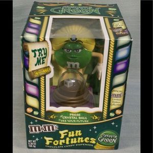 M&M Candy Dispenser Fun Fortunes Madame Green Fortune Teller